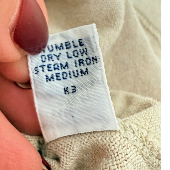 Polo Ralph Lauren Polo Shirt Mens XL Linen Blend Pony Tan - Picture 8 of 10